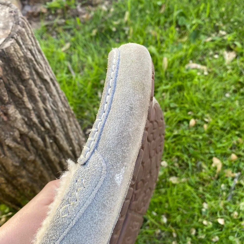 UGG Gray “Ansley” Water Resistant Slipper Size 9 - Picture 5 of 12